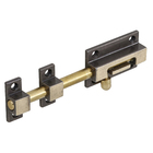 Trinco Ferrolho Redondo Latão Oxidado 120xcm 1 peça