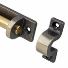 Trinco Ferrolho Redondo Latão Oxidado 60xcm 1 peça