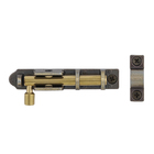 Trinco Ferrolho Redondo Latão Oxidado 90xcm 1 peça