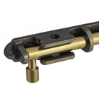 Trinco Ferrolho Redondo Latão Oxidado 90xcm 1 peça