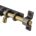 Trinco Ferrolho Redondo Latão Oxidado 90xcm 1 peça