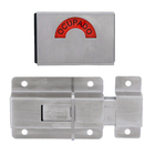 Trinco Livre/Ocupado Aço Inox Escovado 1 peça