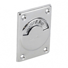 Trinco Livre/Ocupado Zamac Cromado 50xcm 1 peça