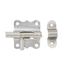 Trinco para Porta Aço 38mm Niquelado Ferrolho Redondo Arouca