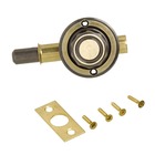 Trinco Zamac Latonado Oxidado 68x55x45mm União Mundial