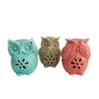 Trio da Sabedoria De Corujas Candy Colors