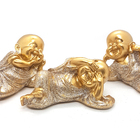 Trio De Buda Alegria Cego Surdo Mudo Buda Estatueta 9 Cm