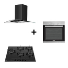 Trio de Eletros Coifa + Forno + Cooktop Franke