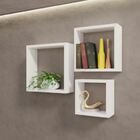 Trio De Nicho Decorativo Branco