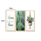 Trio De Quadros 10x25 Moldura Caixa