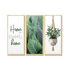 Trio De Quadros 10x25 Moldura Caixa