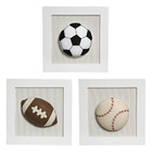 Trio De Quadros Bolas Quarto Bebê Infantil