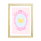 Trio De Quadros Pinus Com Vidro Ursa Princesa Quarto Bebê