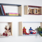 Trio Decoração Infantil Nuvem Pinus/nicho/prateleira Branco