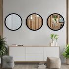 Trio Espelho Redondo 40x40