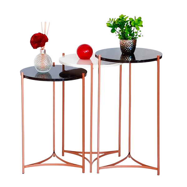 Trio Lateral Roma Rose (p/b/p/r/4075)