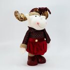 Trio Natal Papai Noel Rena Boneco Neve Perna Ajustável 80cm