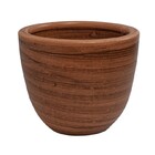 Trio Vaso Americano Para Plantas 13x16cm Tabaco Envelhecido