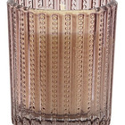 Trio Velas Aromatizada Decorativa Copo Vidro Fumê Perfumadas