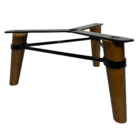 Tripé De Madeira Reforçado Suporte Para Vaso De Planta 25cm