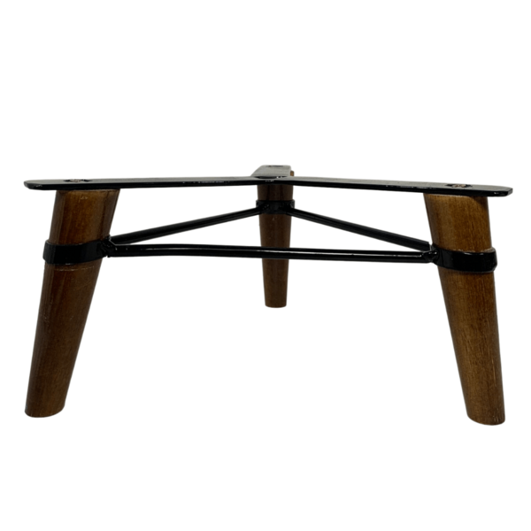 Tripé De Madeira Reforçado Suporte Para Vaso De Planta 30cm