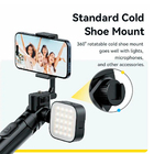 Tripé/monopé Selfie Ulanzi Mt-70 Smartphone Câmera Preto