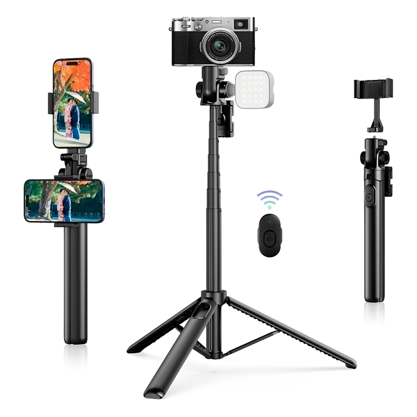 Tripé/monopé Selfie Ulanzi Mt-70 Smartphone Câmera Preto