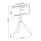 Tripé Para Tv 39 A 65 Tipo Cavalete Studio Fs12-46f Central S