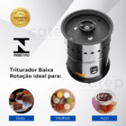 Triturador De Alimentos Industrial Vithory Baixa Rotação