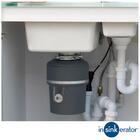 Triturador De Residuos Alimentares Evo 100 Em Aço Inox Azul -