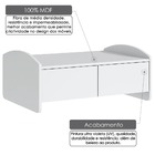 Trocador Com 2 Gavetas Drope - 100% Mdf Com Pintura Uv - Bran