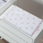 Trocador Impermeável De Quarto Com Capa Removível Percal 100%