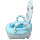 Troninho Infantil Desfralde Penico Portátil Vaquinha Azul Lor