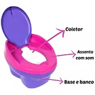 Troninho Musical Penico Vaso Sanitario Infantil 2 Em 1 Styll