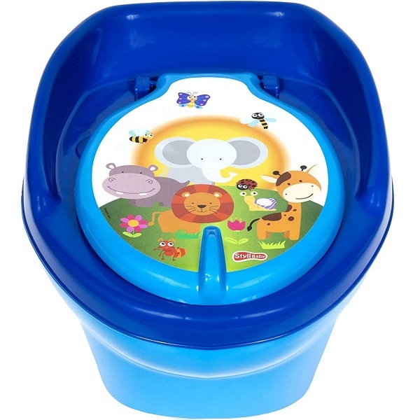 Troninho Musical Penico Vaso Sanitario Infantil 2 Em 1 Styll
