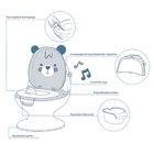 Troninho Penico Infantil Com Som Teddy Panda Maxi Baby