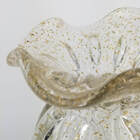 Trouxinha De Murano - Vaso Decorativo De Cristal Com Pó Doura