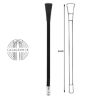 Tubo  Para Torneira Cozinha Preta Gourmet Cônico 2 Jatos Casa