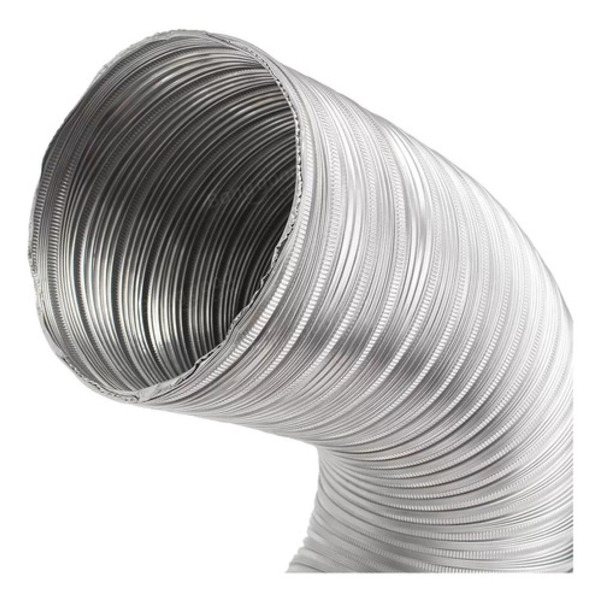 Tubo Alumínio 126mm Semi Rígido Trs Sicflux P/ Saída De Ar