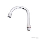 Tubo Bica Móvel Inox Cromado 1/2 Para Torneira Com Arejador F