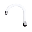 Tubo Bica Móvel Para Torneira Lavatório Inox Revestido Silico