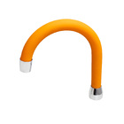 Tubo Bica Móvel Para Torneira Lavatório Inox Revestido Silico