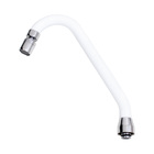 Tubo Bica Para Torneira Cozinha Design J Inox Silicone Branco