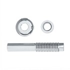 Tubo de Ligação Ajustável para Vaso Sanitário 26cm Cromado Blukit