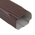 Tubo Descida Alumínio Marrom 200cm BellaCalha