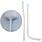 Tubo Descida Sobrepor Para Caixa De Descarga Elevada 1,50m Br