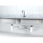 Tubo Extensível Duplo C/copo Sifonado P/coz. Bco Censi 7176