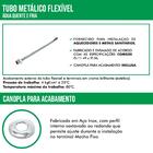 Tubo Flexível De Alta Vazão 40cm 1/2"m X 3/4"f Haenke
