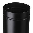 Tubo Galvanizado 16cm 1m Preto Metavila