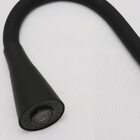 Tubo Gourmet Cone Flexível Preto Para Torneira De Cozinha Del